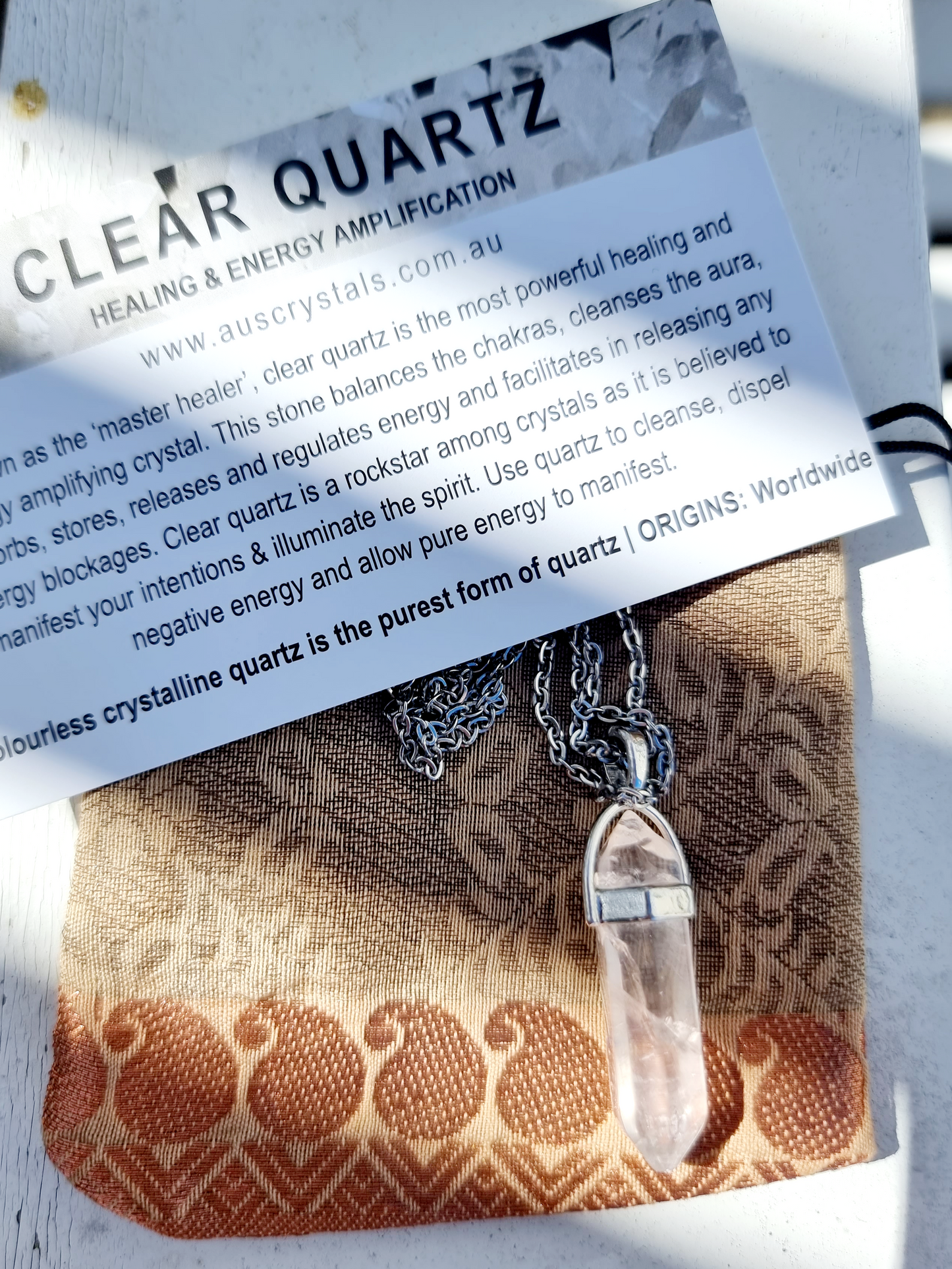 CRYSTAL POINT NECKLACES
